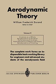 Cover of Aerodynamic Theory by William Frederick Durand