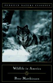 Front cover of Wildlife in America by Peter Matthiessen