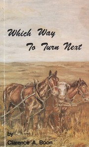 Front cover of Which Way To Turn Next by Clarence A. Boon