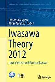 Cover of Iwasawa Theory 2012 by Thanasis Bouganis