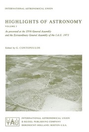 Front cover of Highlights of Astronomy by G. Contopoulos