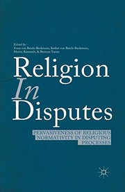 Front cover of Religion in Disputes by F. von Benda-Beckmann