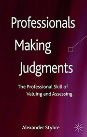 Cover of Professionals Making Judgments by A. Styhre