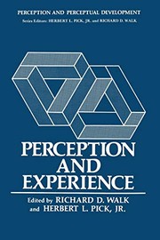 Cover of Perception and Experience by H. Pick