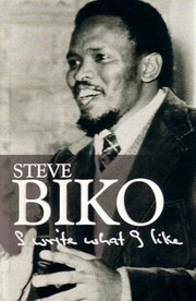 Front cover of I write what I like by Steve Biko