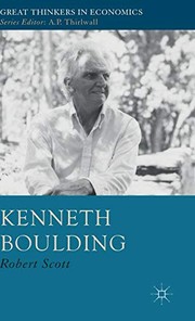 Cover of Kenneth Boulding by R. Scott