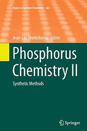 Front cover of Phosphorus Chemistry II by Jean-Luc Montchamp