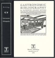 Cover of Gastronomic bibliography by K. G. Bitting