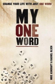 Cover of My One Word by Mike Ashcraft