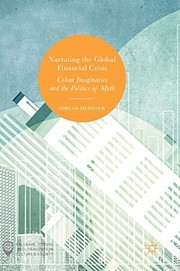 Front cover of Narrating the Global Financial Crisis by Miriam Meissner