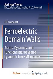 Cover of Ferroelectric Domain Walls by Jill Guyonnet