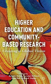 Cover of Higher Education and Community-Based Research by R. Munck