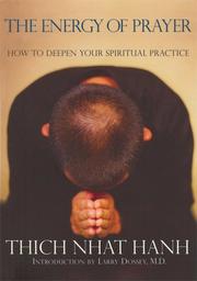 Front cover of The Energy of Prayer by Thích Nhất Hạnh