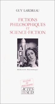 Front cover of Fictions philosophiques et science-fiction by Guy Lardreau