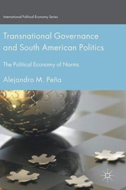 Front cover of Transnational Governance and South American Politics by Alejandro M. Peña