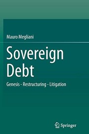 Cover of Sovereign Debt by Mauro Megliani