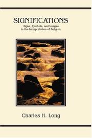 Cover of Significations by Charles H. Long