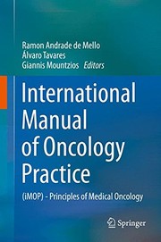 Front cover of International Manual of Oncology Practice by Ramon Andrade de Mello