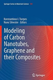 Front cover of Modeling of Carbon Nanotubes, Graphene and their Composites by Konstantinos I. Tserpes
