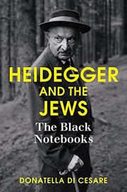 Front cover of Heidegger and the Jews by Donatella Di Cesare
