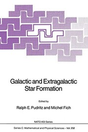 Front cover of Galactic and Extragalactic Star Formation by Ralph E. Pudritz Michel Fich