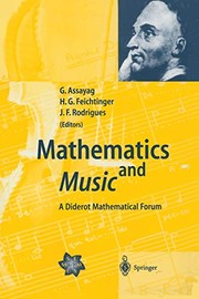 Front cover of Mathematics and Music by Gerard Assayag