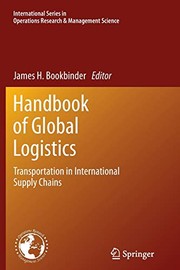 Front cover of Handbook of Global Logistics by James H. Bookbinder