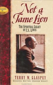Front cover of Not a tame lion by Terry W. Glaspey