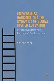 Front cover of Universities, Rankings and the Dynamics of Global Higher Education by Hans Peter Hertig
