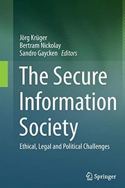 Cover of The Secure Information Society by Jörg Krüger