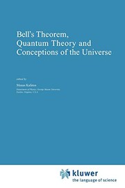 Front cover of Bell's Theorem, Quantum Theory and Conceptions of the Universe by Menas Kafatos