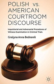 Front cover of Polish vs. American Courtroom Discourse by G. Bednarek