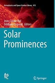 Front cover of Solar Prominences by Jean-Claude Vial