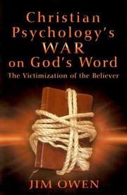 Front cover of Christian psychology's war on God's word by Jim Owen