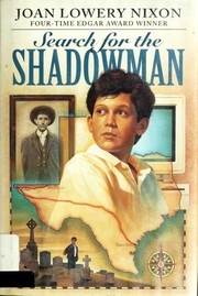 Front cover of Search for the Shadowman by Joan Lowery Nixon