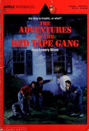 Front cover of Adventures of the Red tape gang by Joan Lowery Nixon