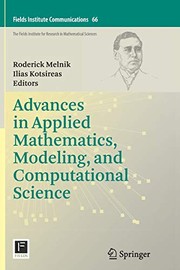 Cover of Advances in Applied Mathematics, Modeling, and Computational Science by Roderick Melnik
