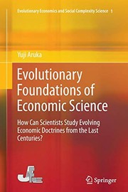 Cover of Evolutionary Foundations of Economic Science by Yuji Aruka