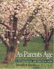 Cover of As parents age by Joseph A. Ilardo