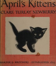 Cover of April's kittens by Clare Turlay Newberry