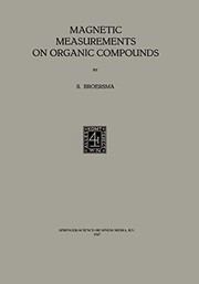 Front cover of Magnetic Measurements on Organic Compounds by Rouke G. Broersma