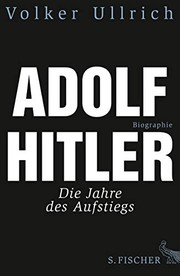 Cover of Adolf Hitler by Volker Ullrich