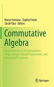 Cover of Commutative Algebra by Marco Fontana