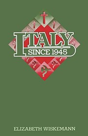 Front cover of Italy since 1945 by Elizabeth Wiskemann