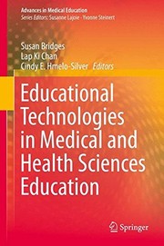 Front cover of Educational Technologies in Medical and Health Sciences Education by Susan Bridges