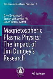 Front cover of Magnetospheric Plasma Physics by David Southwood