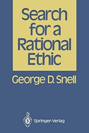 Cover of Search for a Rational Ethic by George D. Snell