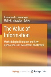 Front cover of The Value of Information by Ramanan Laxminarayan