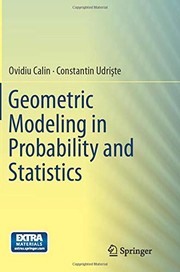 Front cover of Geometric Modeling in Probability and Statistics by Ovidiu Calin