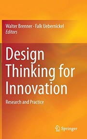 Cover of Design Thinking for Innovation by Walter Brenner